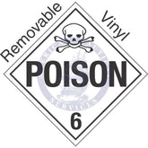 Placard Class 6.2: Poison, Domestic Standard Worded